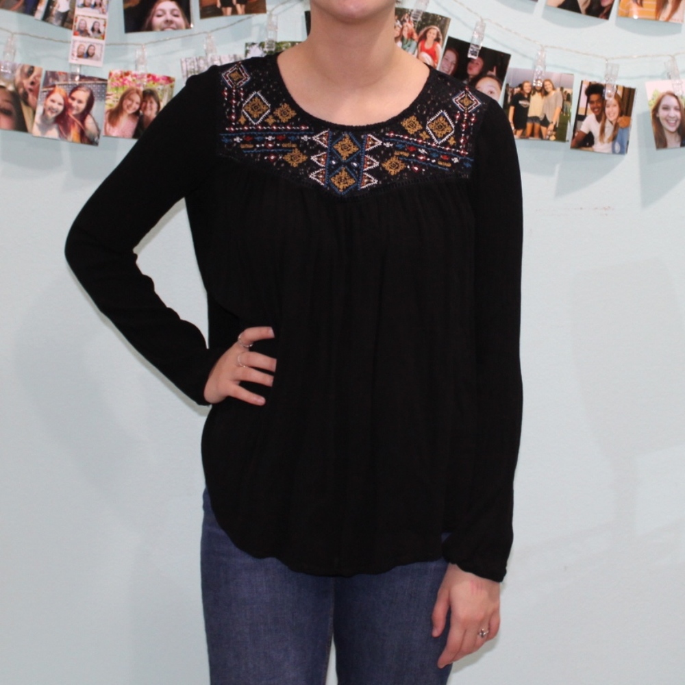 embroidered blouse